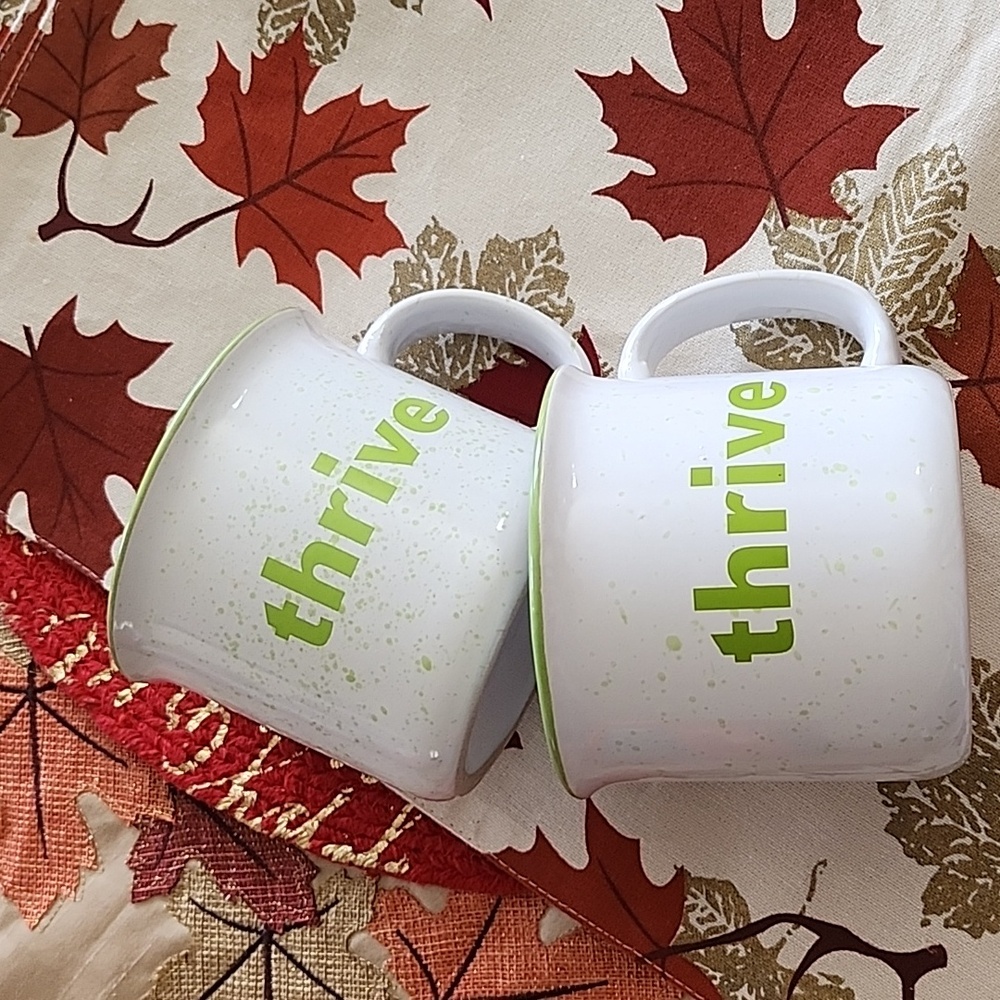 Three coffee mugs